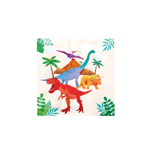 Servetten Dino Apatosaurus (16st)