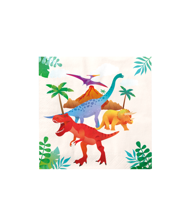 Servetten Dino Apatosaurus (16st)