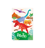 Uitnodigingskaarten Dino Apatosaurus (6st)