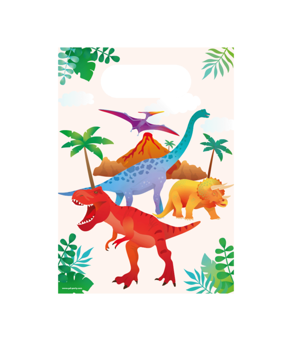 Uitdeelzakjes Dino Apatosaurus (6st)