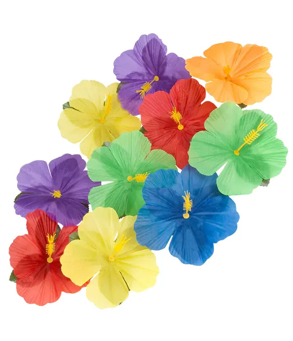 Hawaii Decoratie Bloemen Set (24 stuks)