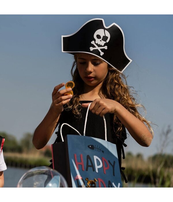 Pirate Party Piratenhoeden Zwart (6st)