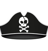 Pirate Party Piratenhoeden Zwart (6st)