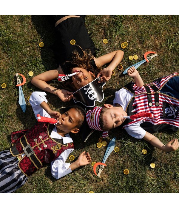 Roltongen Pirate Party Doodshoofd (6st)