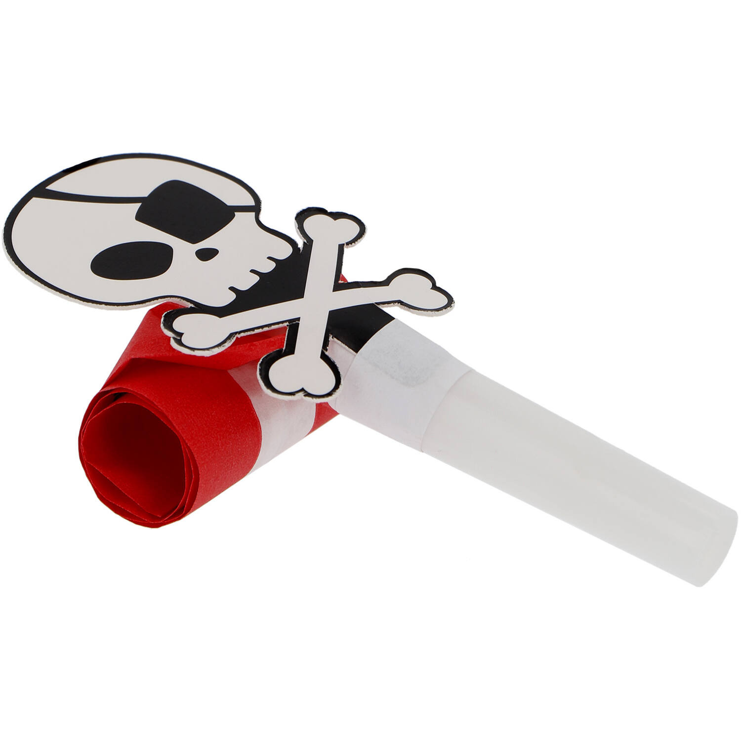 Roltongen Pirate Party Doodshoofd (6st) afbeelding