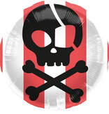 Folieballon Pirate Party Doodshoofd (45cm)