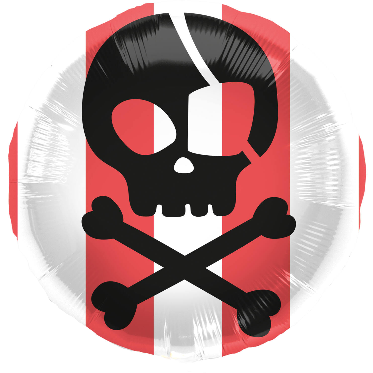 Folieballon Pirate Party Doodshoofd (45cm) afbeelding