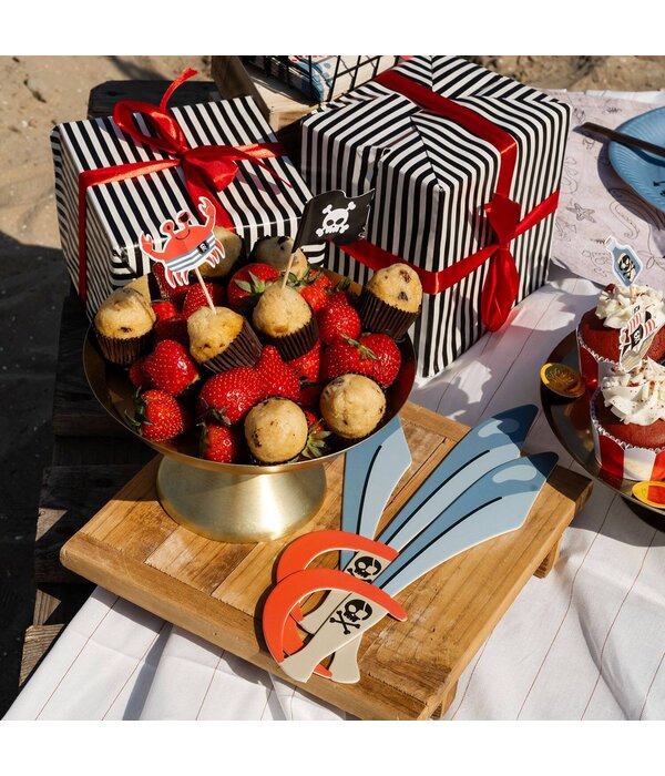 Piraten Zwaarden Pirate Party (6st)