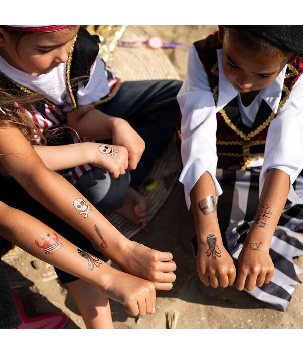Stickervel Tattoos Pirate Party