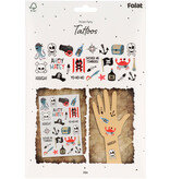 Stickervel Tattoos Pirate Party