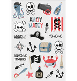 Stickervel Tattoos Pirate Party
