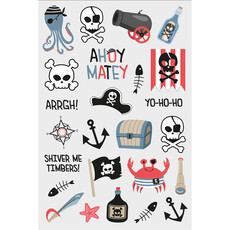 Stickervel Tattoos Pirate Party