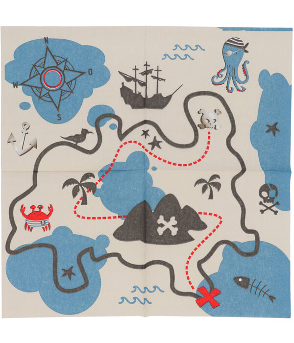 Servetten Pirate Party (20st)