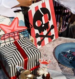 Borden Pirate Party Happy Bday 23 cm (8st)