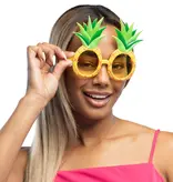 Partybril Ananas geel