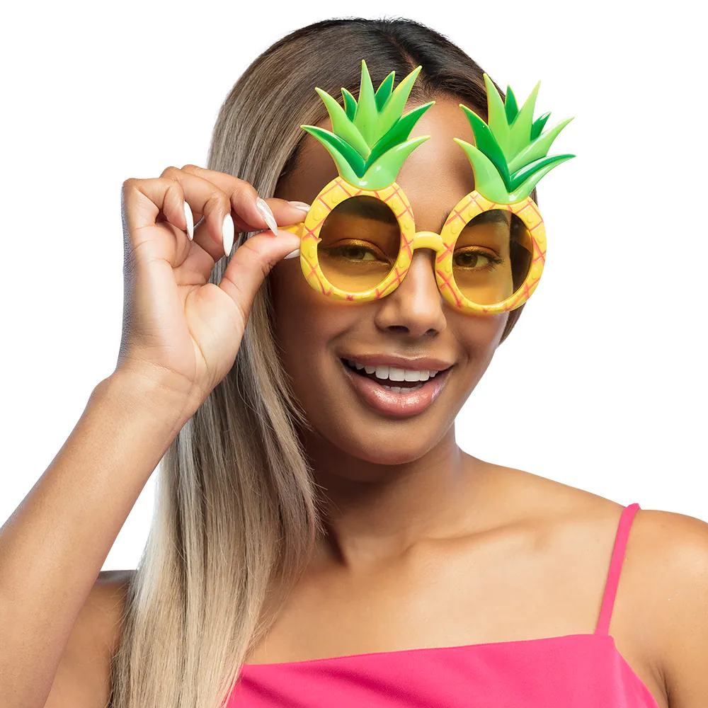 Partybril Ananas geel afbeelding