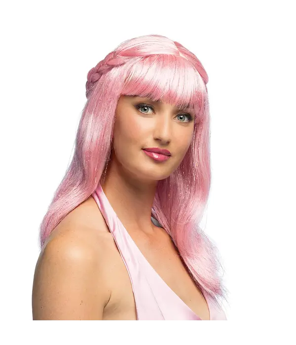 Pruik Pink Magical Sweety