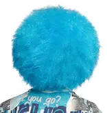 Pruik Sugar Neonblauw