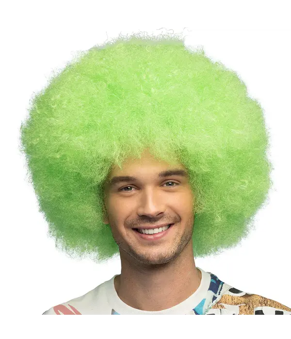 Pruik Sugar Neongroen