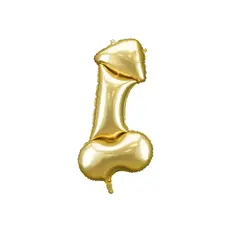 Folieballon Penis Goud Groot 88cm