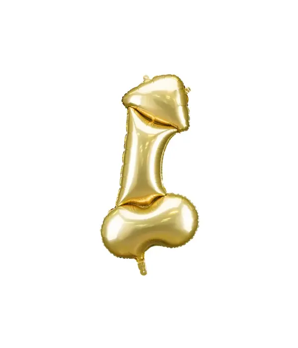 Folieballon Penis Goud Groot 88cm