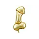 Folieballon Penis Goud Groot 88cm
