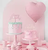 Plastic Rietjes Roze Herbruikbaar 23cm (12st)