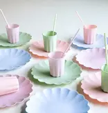 Plastic Rietjes Sage Groen Herbruikbaar 23cm (12st)