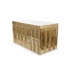 Tafelrok Luxery Gold 300x80cm