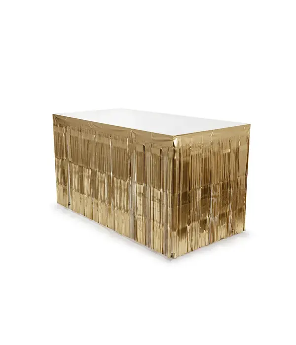 Tafelrok Luxery Gold 300x80cm
