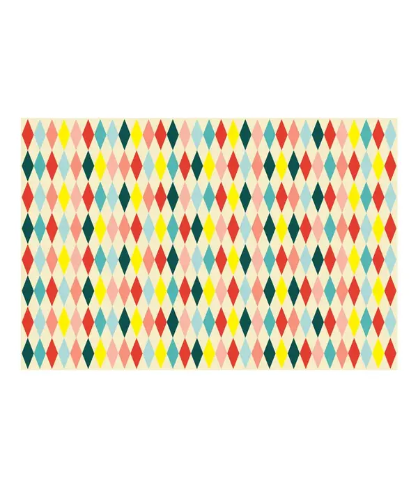 Tafelkleed Colorful Diamonds 180x120cm