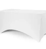 Tafelhoes Wit Stretch Spandex 183x76x74cm