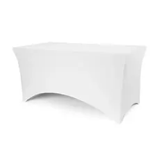 Tafelhoes Wit Stretch Spandex 183x76x74cm