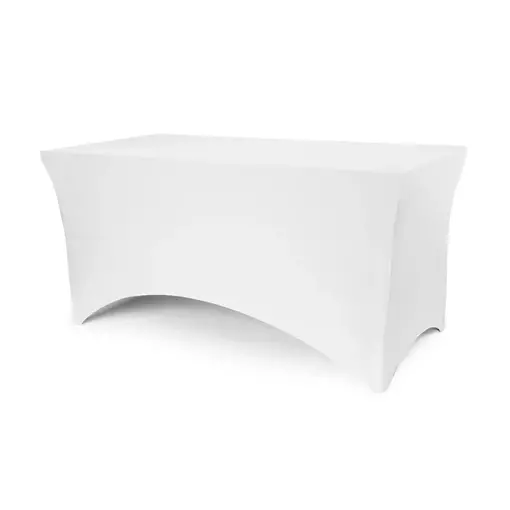 Tafelhoes Wit Stretch Spandex 183x76x74cm