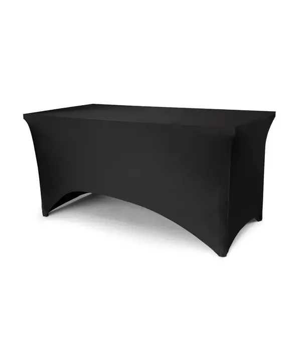 Tafelhoes Zwart Stretch Spandex 183x76x74cm