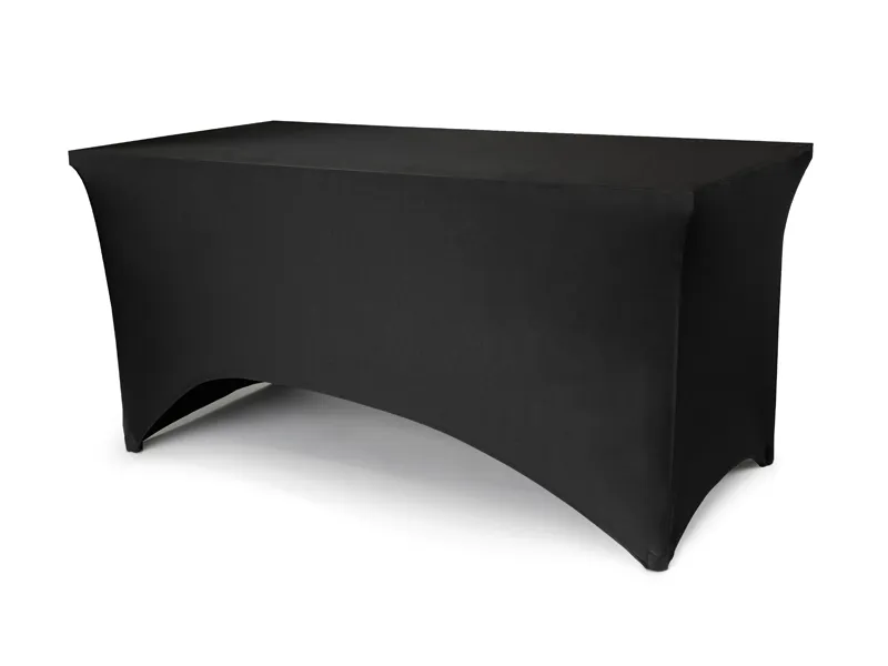 Tafelhoes Zwart Stretch Spandex 183x76x74cm afbeelding
