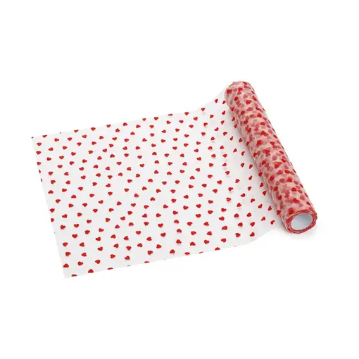 Tafelloper Hartjes Tule Rood (9m)