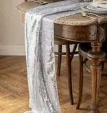 Tafelloper Zilver Pailletten (5m)