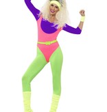 80's workout kostuum vrouw