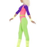 80's workout kostuum vrouw