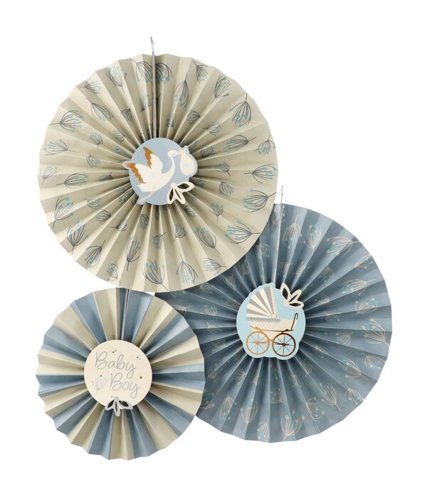 Honeycomb Waaier Blooming Baby Boy (3st)