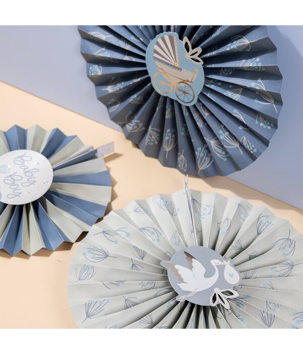 Honeycomb Waaier Blooming Baby Boy (3st)