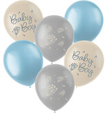 Ballonnen Blooming Baby Boy (6st)
