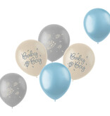 Ballonnen Blooming Baby Boy (6st)