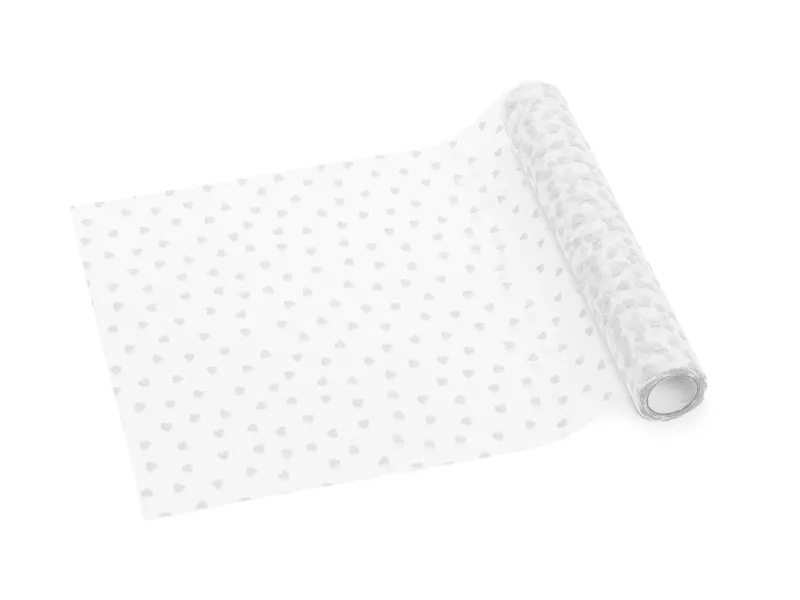 Tafelloper Harten Tule Wit (9m) afbeelding