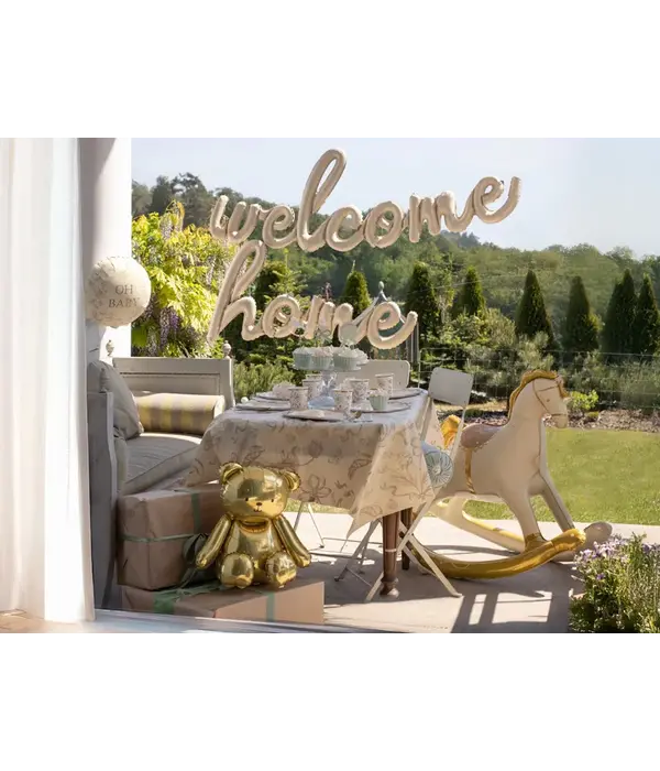 Welcome Home Folieballon Cappuccino (258cm)