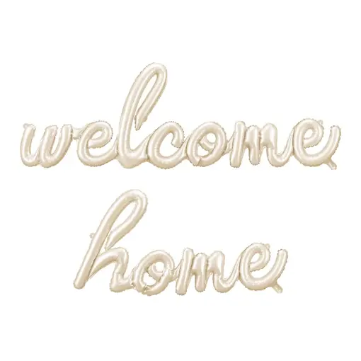 Welcome Home Folieballon Cappuccino (258cm)