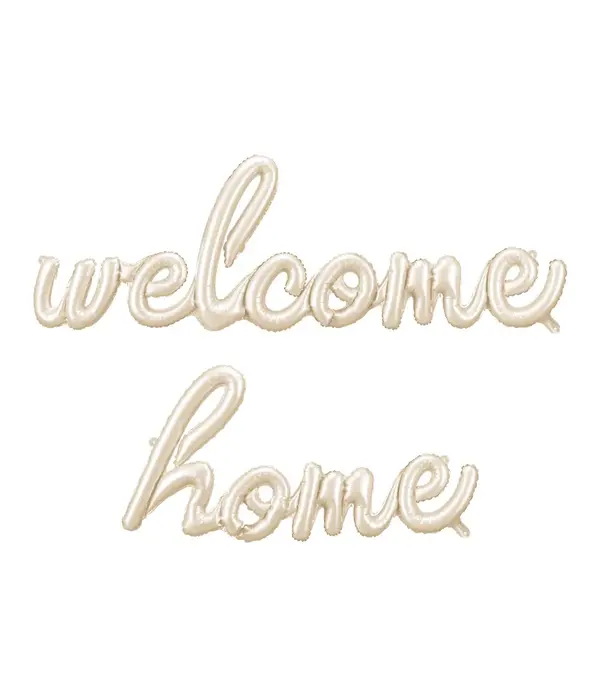 Welcome Home Folieballon Cappuccino (258cm)