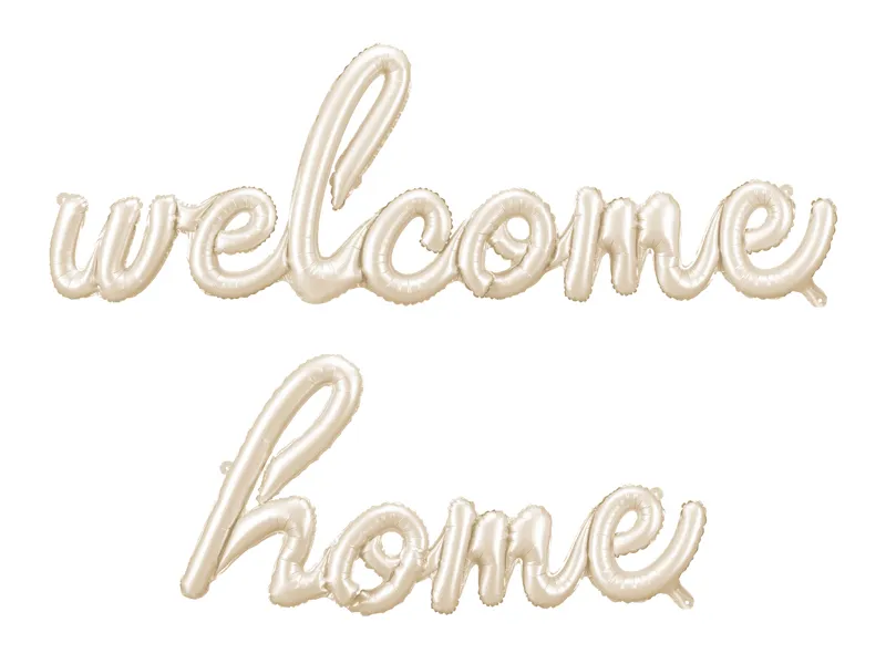 Welcome Home Folieballon Cappuccino (258cm)