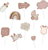 Photobooth Set Blooming Baby Girl (10st)